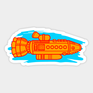 Space Rocket Ceti 3 Sticker